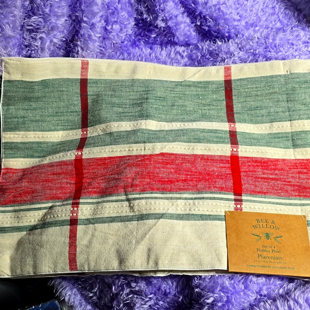 Bee & Willow Holiday Placemats